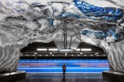 Rețeaua de metrou din Stockholm, cea mai lungă galerie de artă din lume (FOTO)