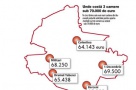Apartamentele cu trei camere s-au ieftinit cu 9%. În cinci cartiere sunt mai ieftine de 70.000 €