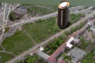 Turnul de 20 de etaje de pe spatiul verde din mijlocul intersectiei Razoare a primit unda verde