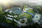 Hotelul viitorului este construit într-o groapă adâncă de 100 metri, într-un loc părăsit. Evident, constructorii sunt chinezi.